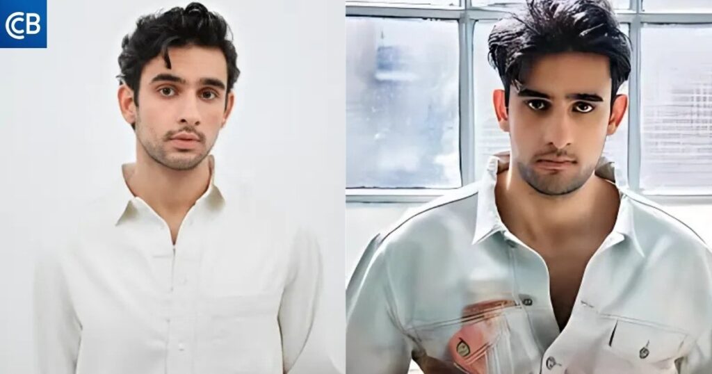 two pictures of the same person, one in a white shirt and the other in a black shirt