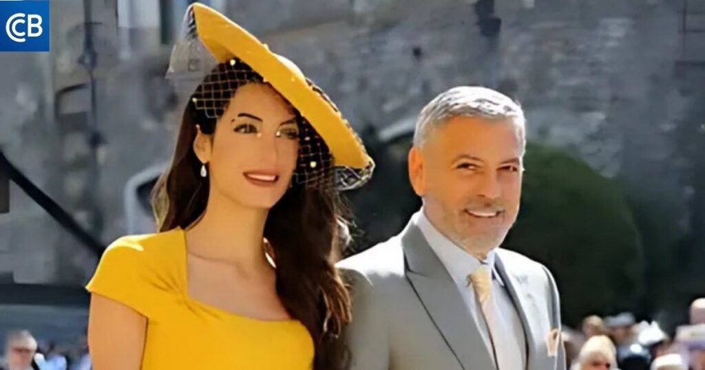 George Clooney and Amal Alamuddin attend the royal wedding of Prince Harry and Meghan Markle